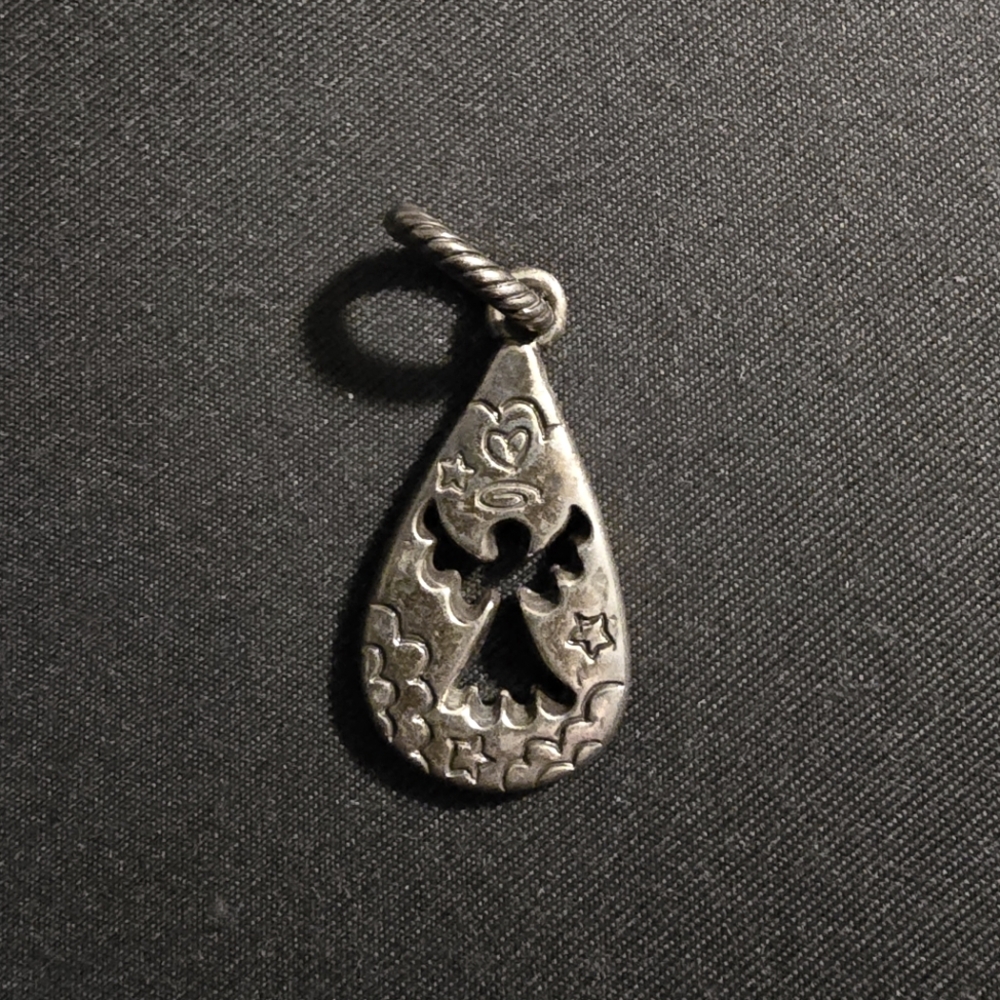 Brighton Elegant Silver Teardrop Charm